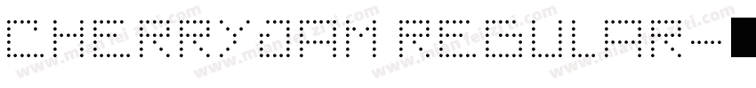 CHERRYJAM REGULAR字体转换